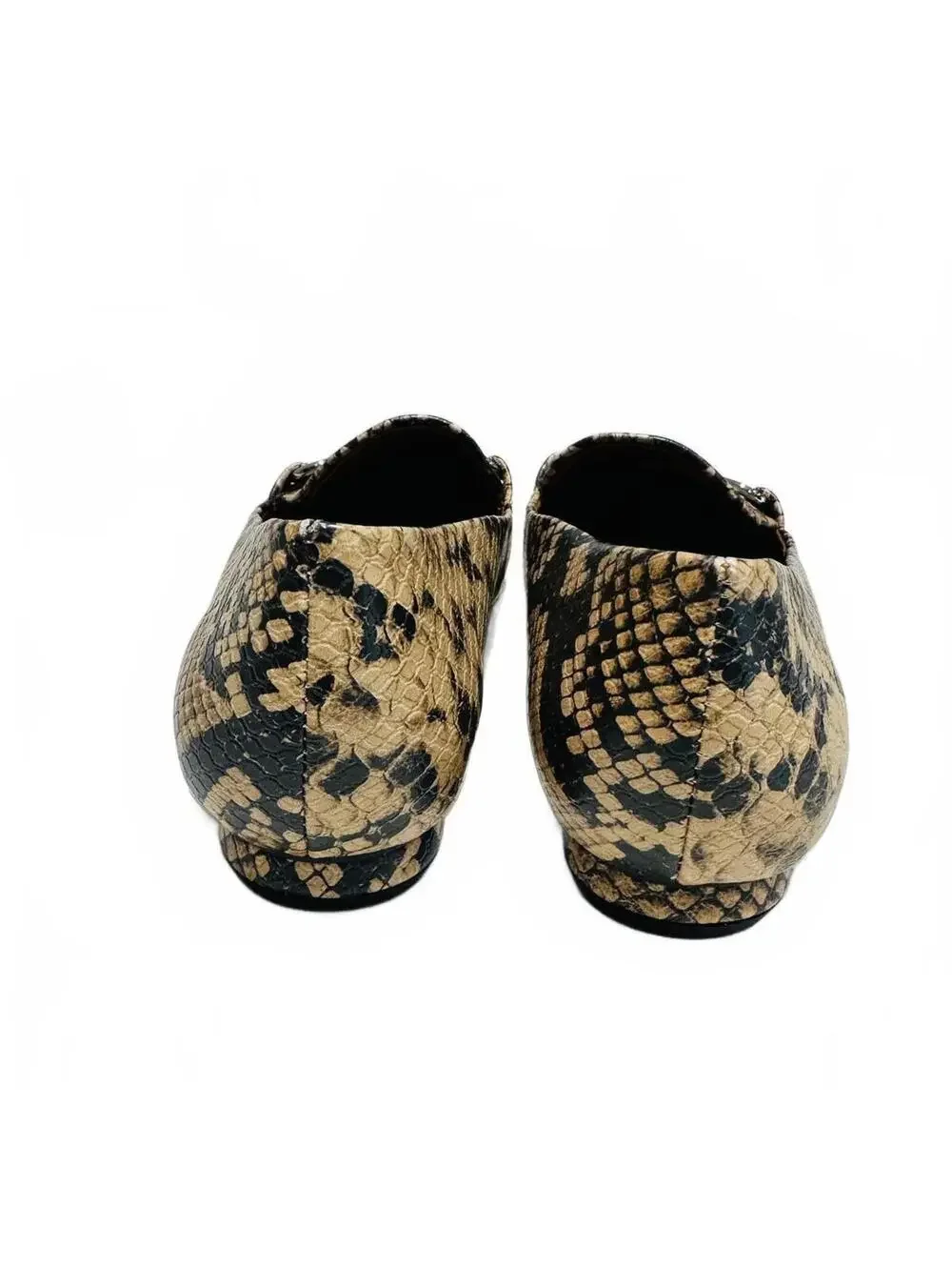 New Franco Sarto ‘Anica’ Snake Print Leather Loafers Size US6.5-EU36.5